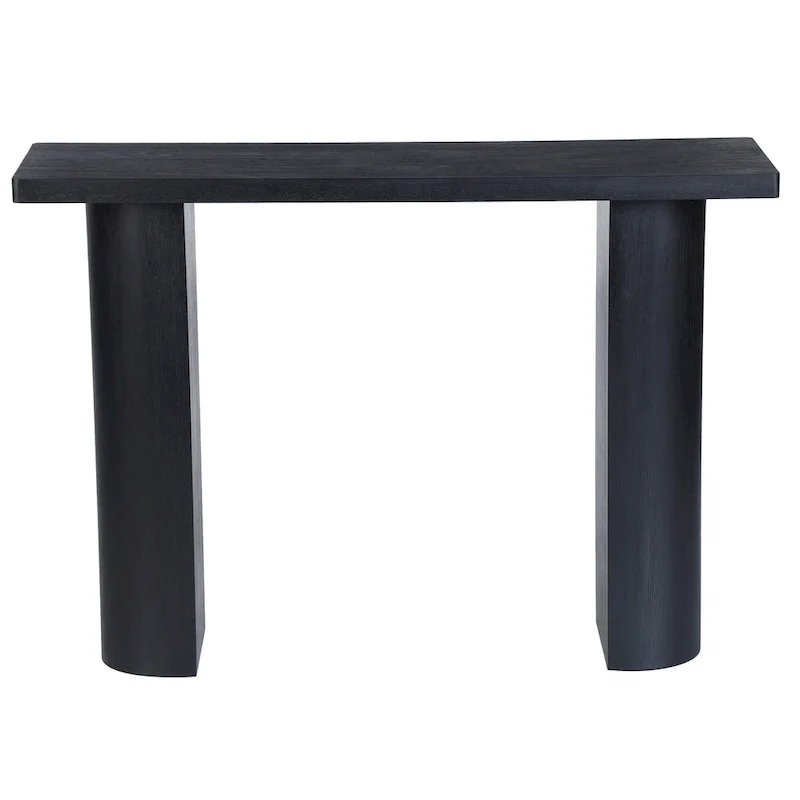 Half Moon Mango Wood Console Table by East at Main