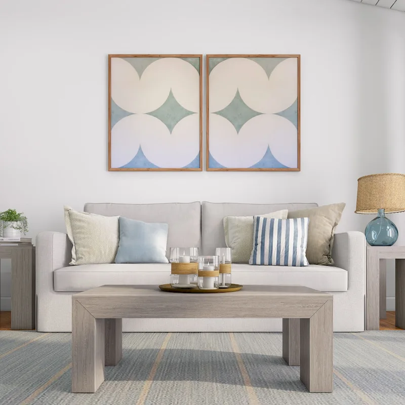 Plank and Beam Modern Rectangular Coffee Table - 40 x 20