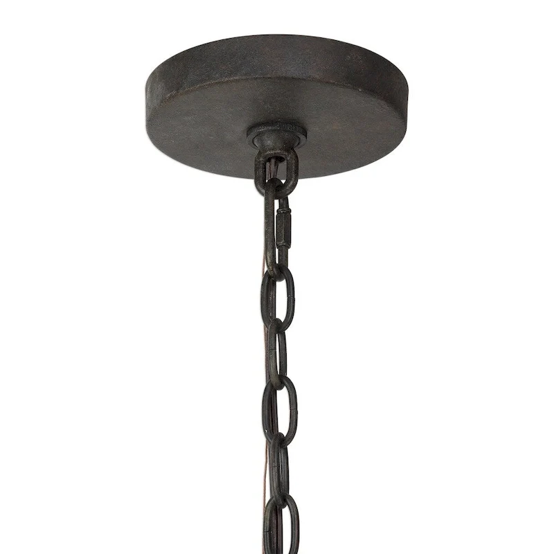 Uttermost Atwood Weathered Bronze 8-light Pendant
