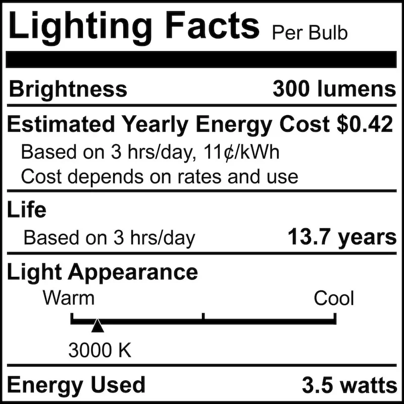 Bulbrite LED Filament Pack of (4) 3.5 Watt Mini T4 Light Bulbs with Clear Finish and Bi-Pin (G9) Base - Soft White Light
