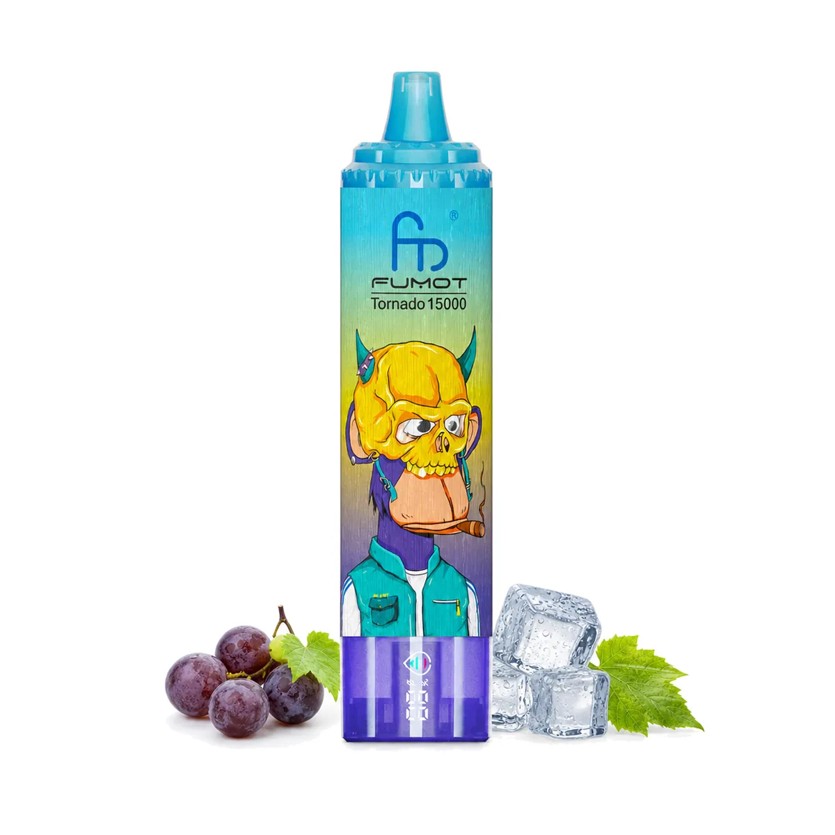 Fumot Tornado 15000 Grape Ice – Einweg-Vape, Produktansicht