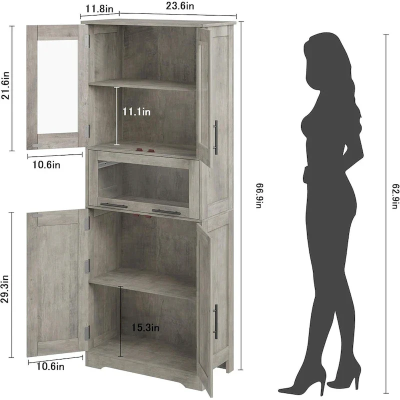 Tall Bathroom Cabinet