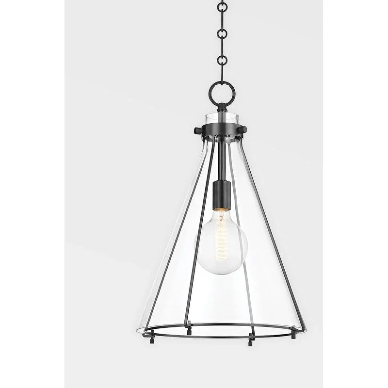 Eldridge 1 Light Pendant - Conical