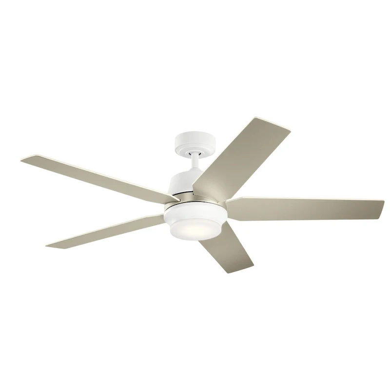 Kichler Maeve 52 inch LED Ceiling Fan Matte White with Matte White Blades