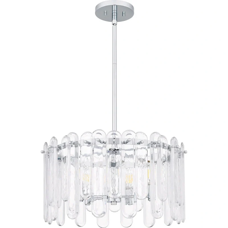 Stiles 5-Light Polished Chrome Pendant Light