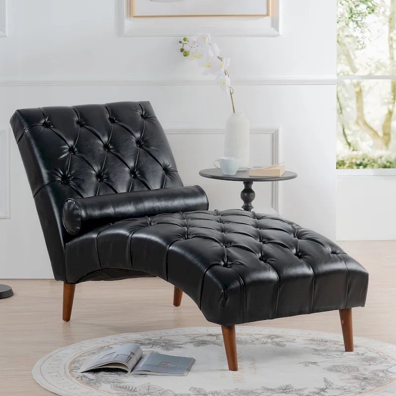 62W Upholstered Chaise Lounge
