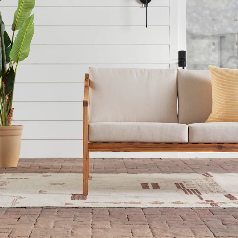 Middlebrook Designs Solid Wood Patio Love Seat