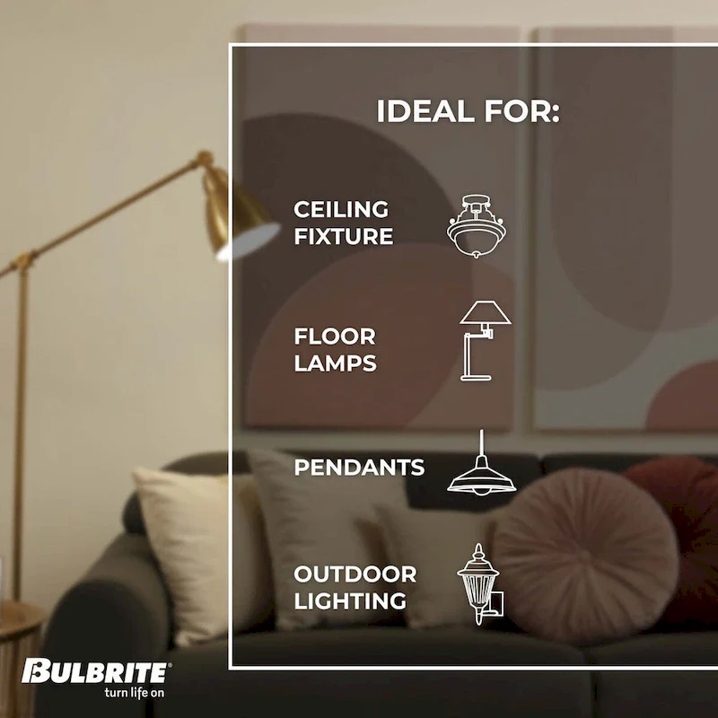 Bulbrite 4 Watt Grand Filaments Medium Dimmable (E26) LED Bulb - 200 Lumens, 2200K, and 95 CRI