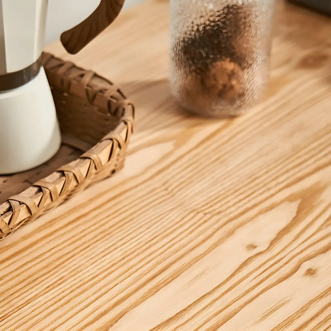 Traditional Natural Wooden Dresser with Drawer