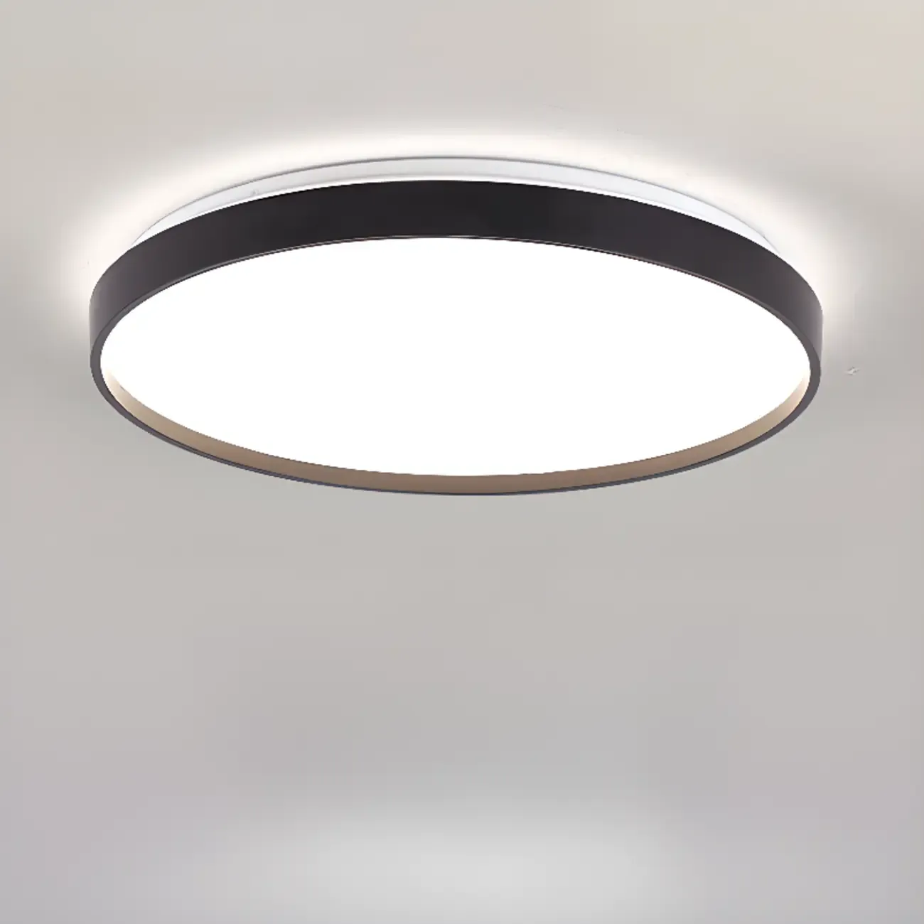 Stylish Circular Acrylic Flush Ceiling Light in Multi Dimming