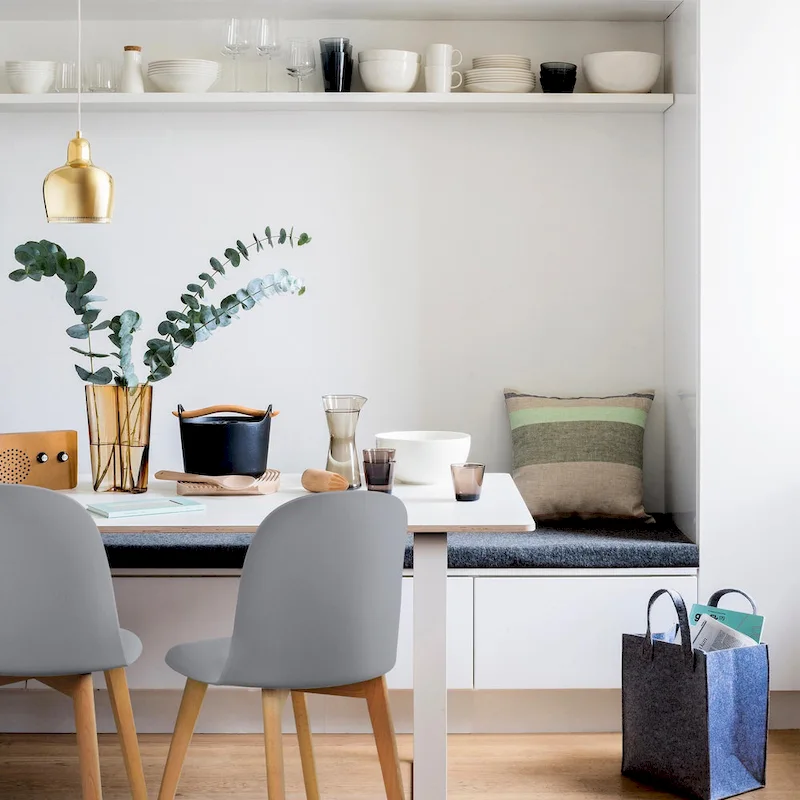 Set of 2 Dining Side Chair with Back Armless Plastic Seat Wooden Legs Kitchen Desk Task Computer