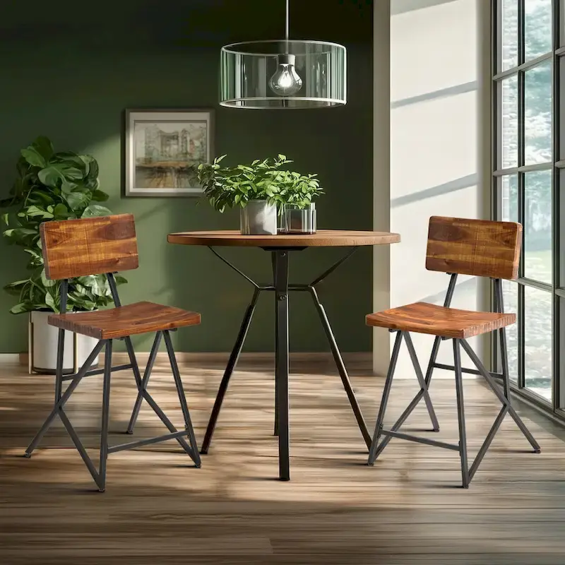 INK+IVY Trestle Counter Stool