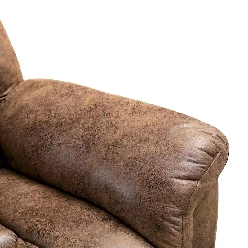Ebello Microsuede Power Lift Recliner Sofa with Massage Chair