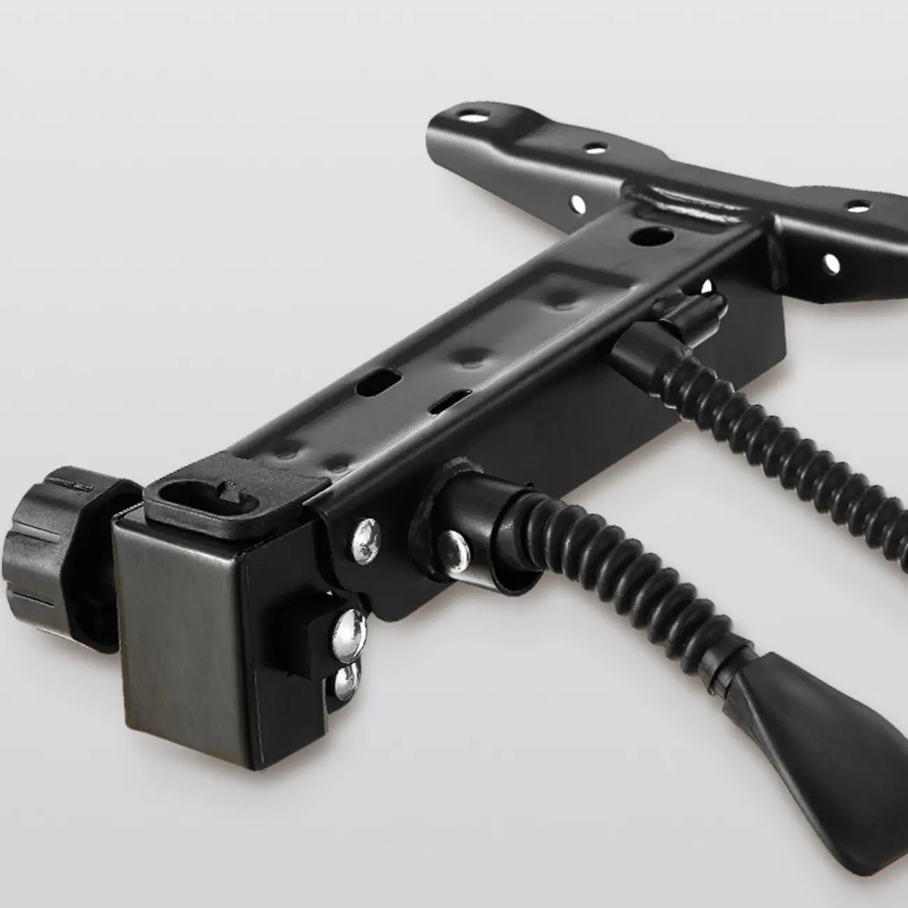 Ergonomic Brown Leather Reclining Office Chair