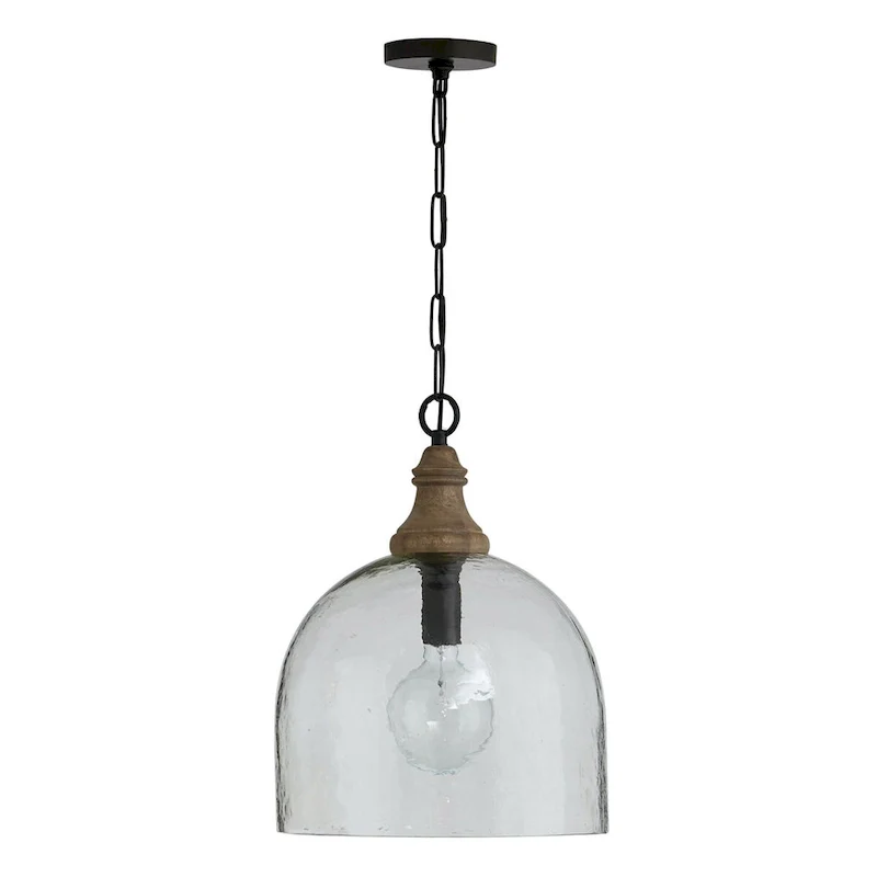 Inglewood 1-light Grey Wash/ Dark Pewter Hanging Pendant