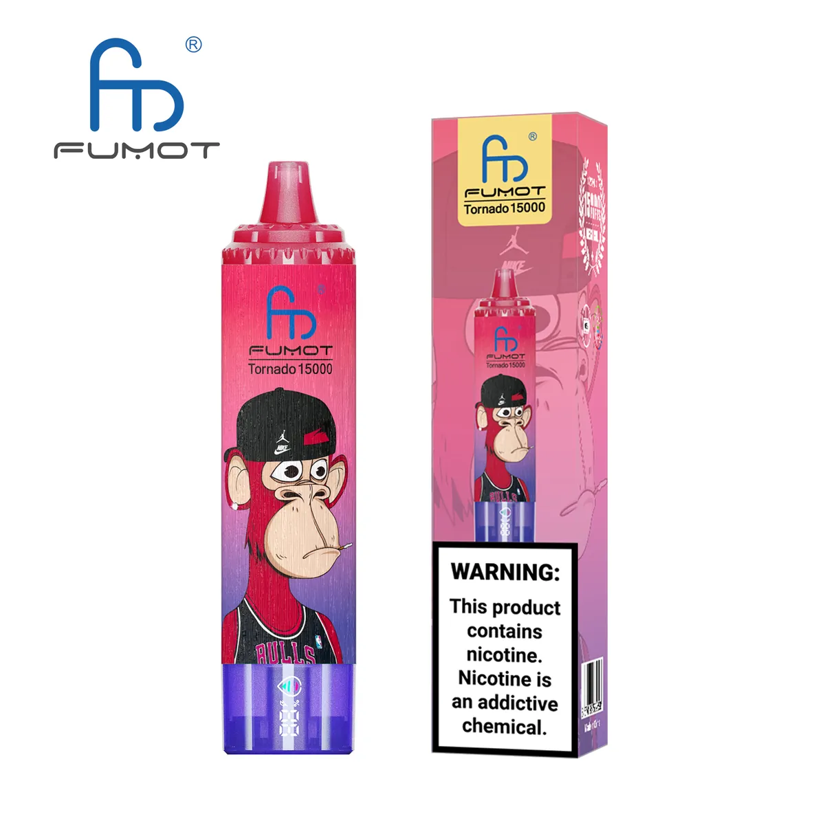 Fumot Tornado 15000 Bluesour Raspberry – Einweg-Vape mit Einzelverpackung