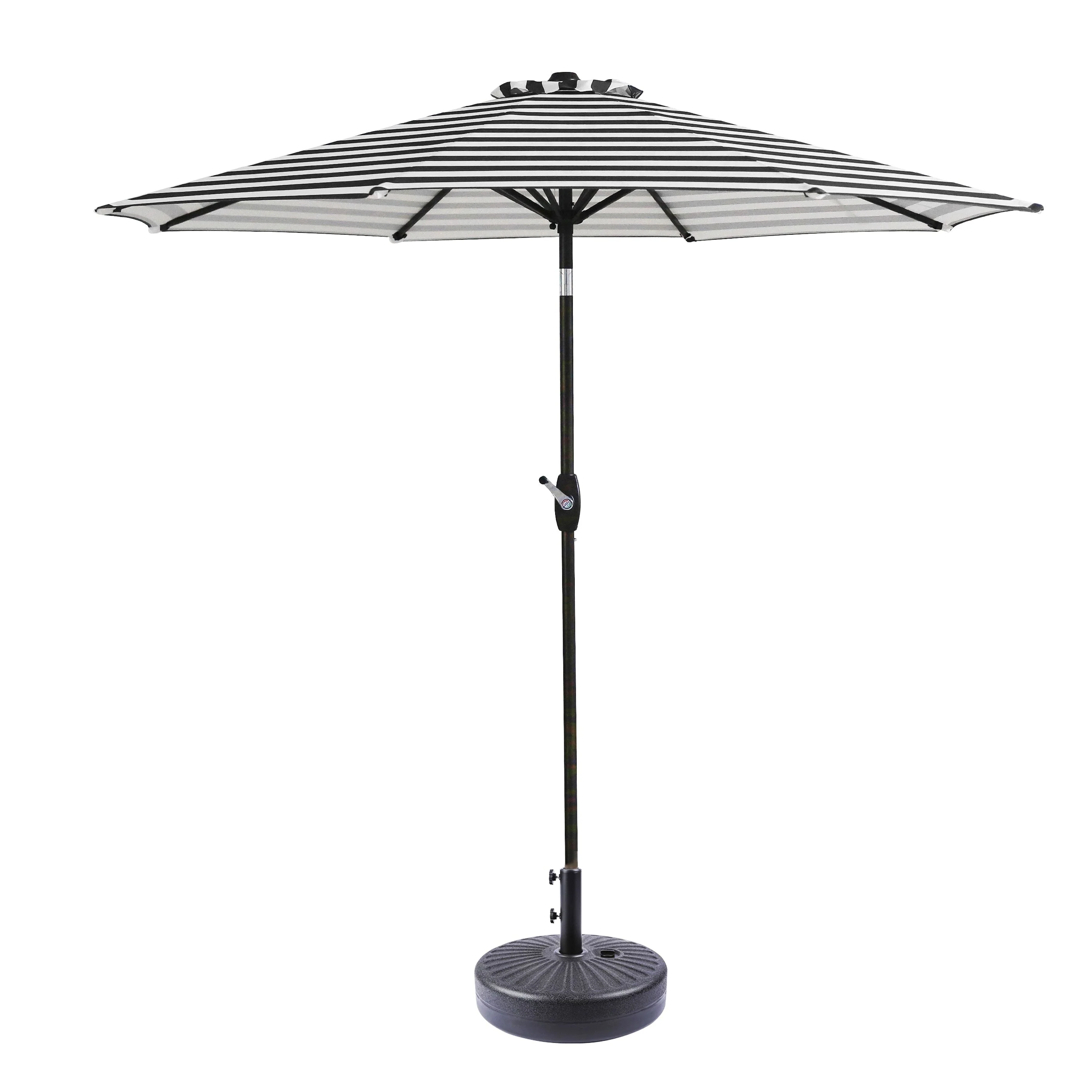 Holme 9-foot Patio Umbrella and Base Stand