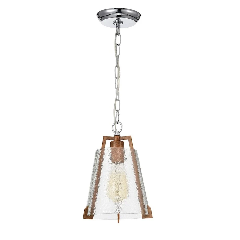 Osimo Light Brown/Chrome 1-light Pendant