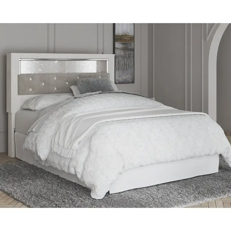 Signature Design by Ashley Altyra White Upholstered Panel Headboard
