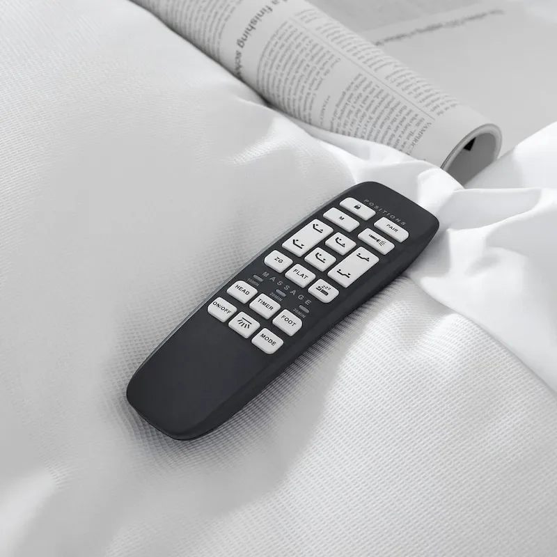 Nestl Premium Adjustable Massaging Bed Frame Base with Wireless Remote