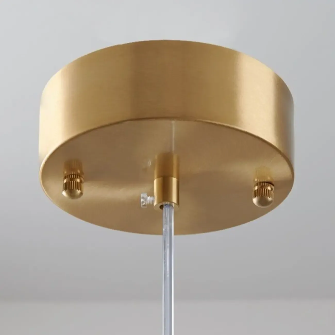 Modern Clear Glass Dining Room Pendant Light