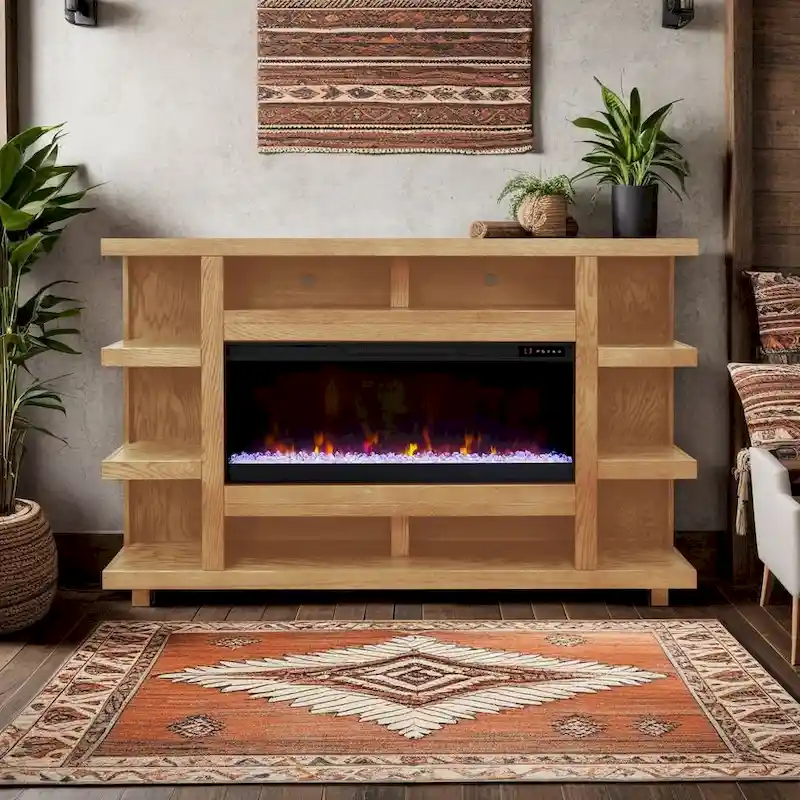 Bridgevine Home Laurel Canyon 72 inch Fireplace Mantel, Minimal Assembly
