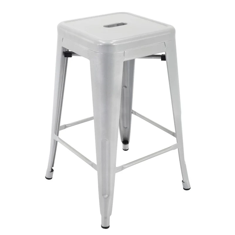 Carbon Loft Athos Indoor and Outdoor Metal Patio Counter Stool (Set of 4)