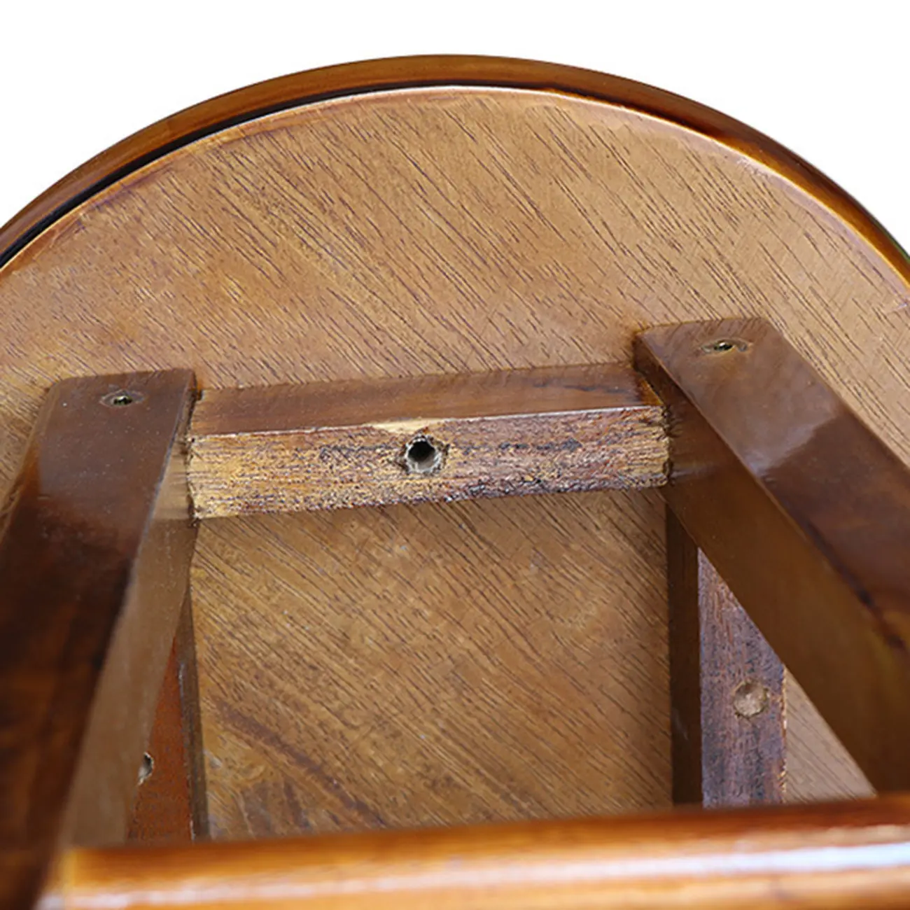 Counter Height Modern Wood Backless Bar Stools