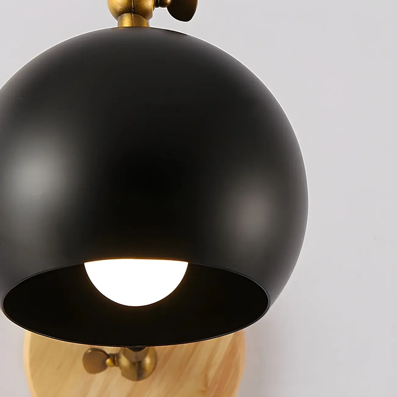 Modern Black Adjustable LED Wall Sconce Fixture