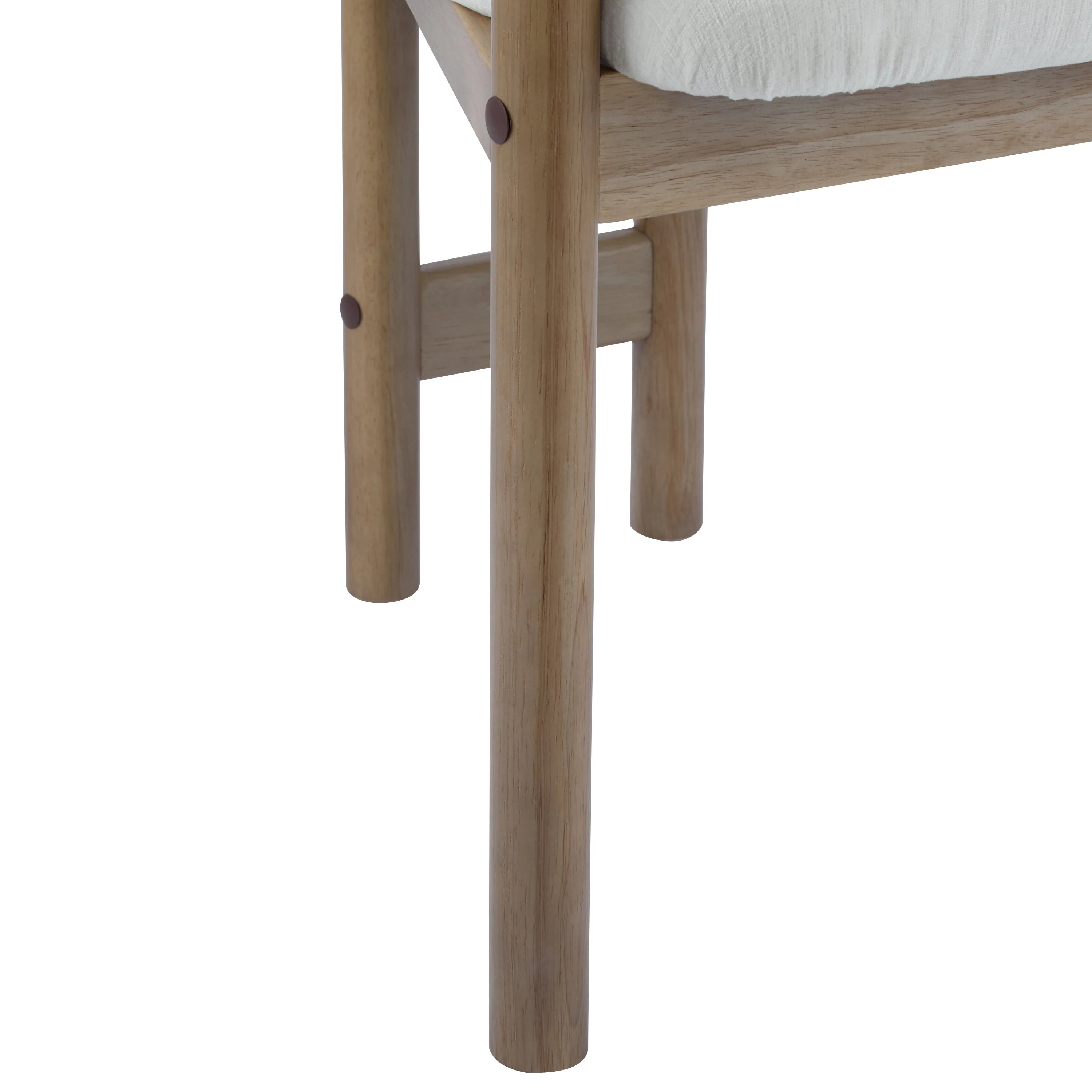 Walker Edison | Modern Wood Upholstered Dining Chairs Set of 2