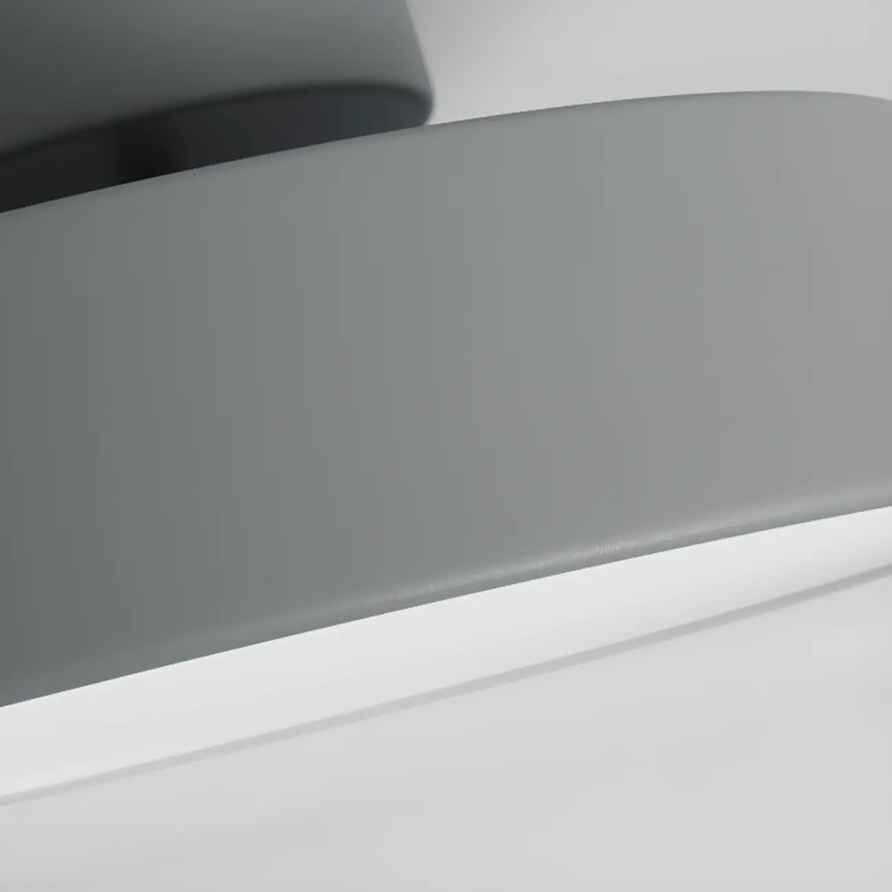 Modern Metal Drum Dimmable Semi Flush LED Ceiling Light