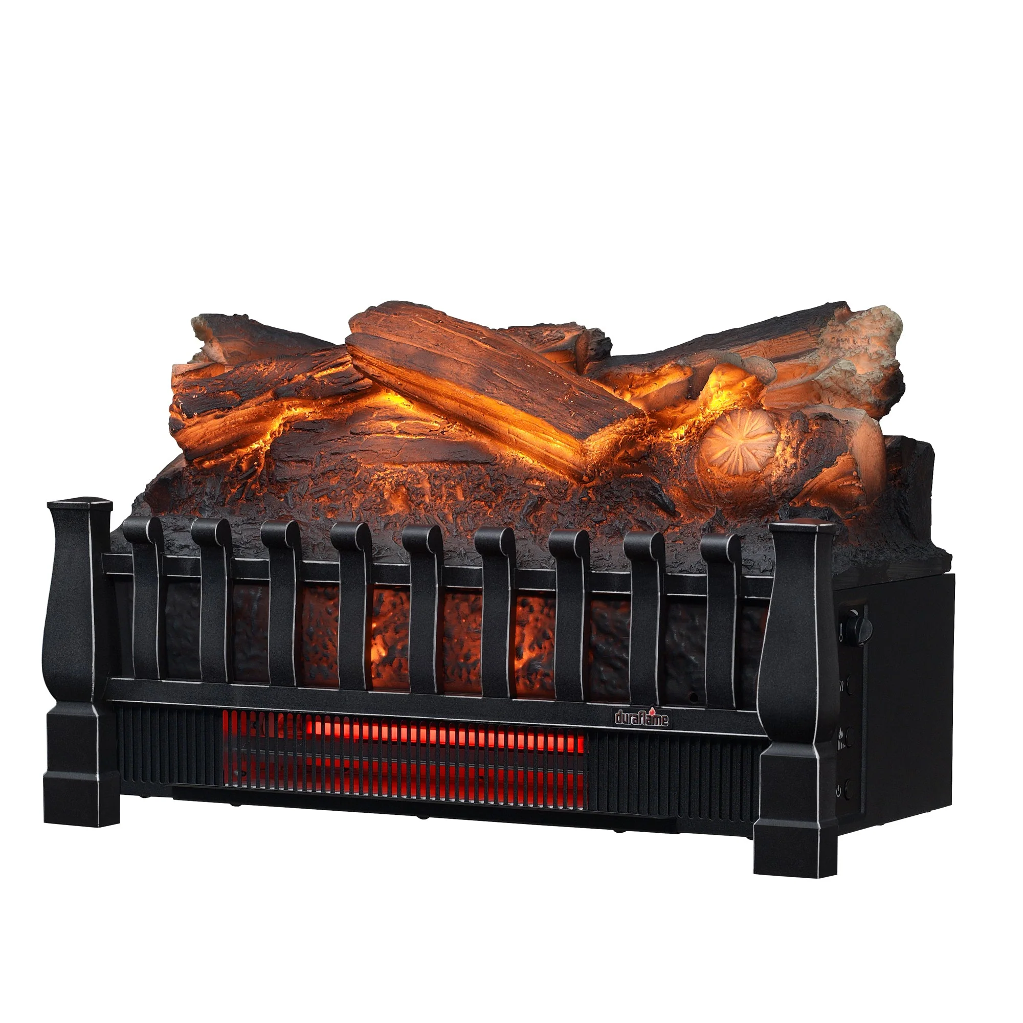 duraflame? Electric Infrared Log Set with Remote Control