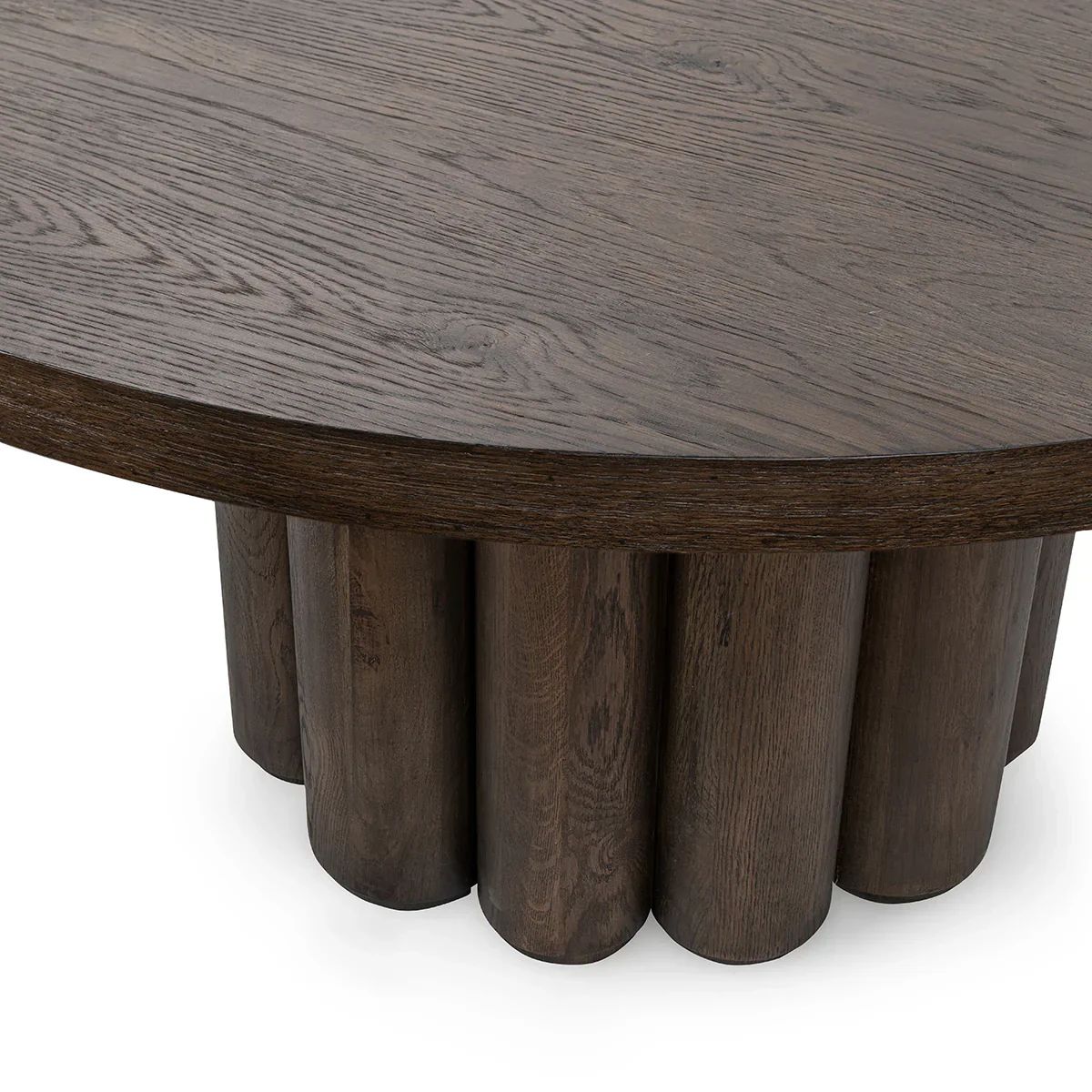 Tiber Solid Wood Round Dining Table