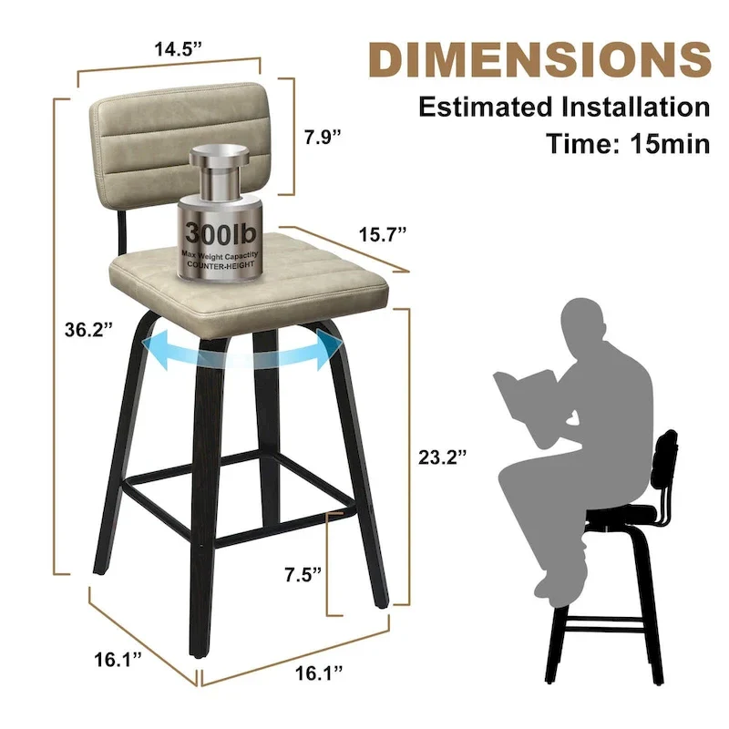 Swivel Bar Stools Bentwood Counter Height Bar Stools