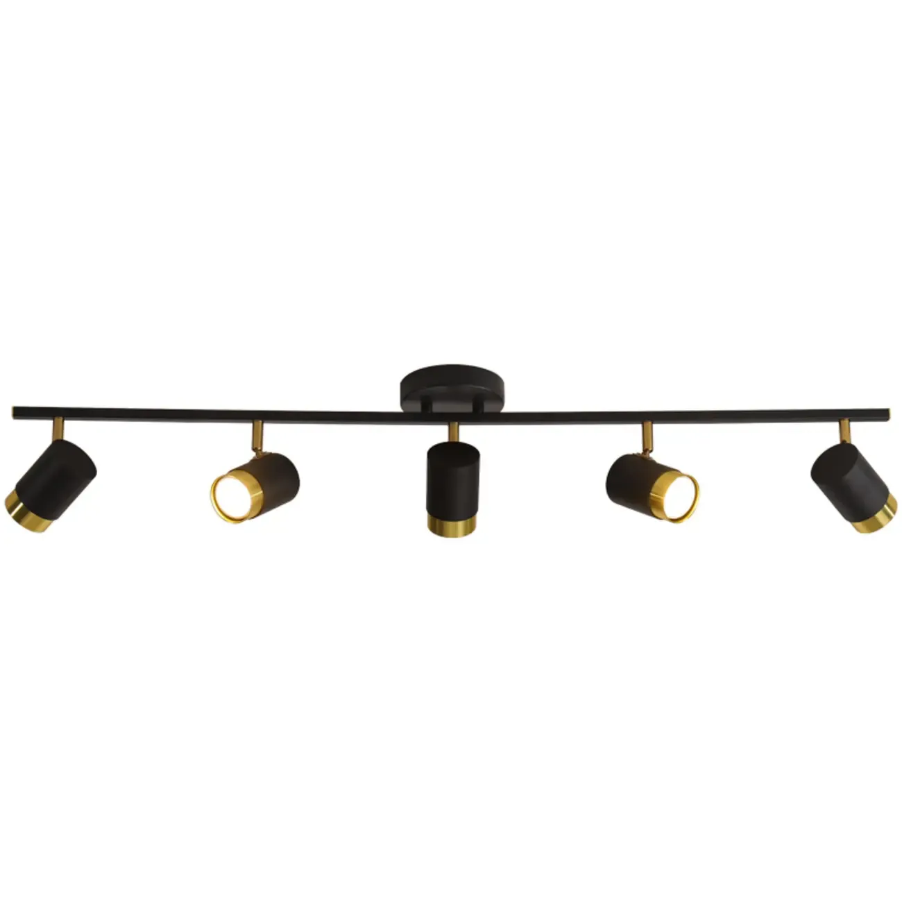 4-Light Modern Dimmable LED Track Lighting with Adjustable Head
