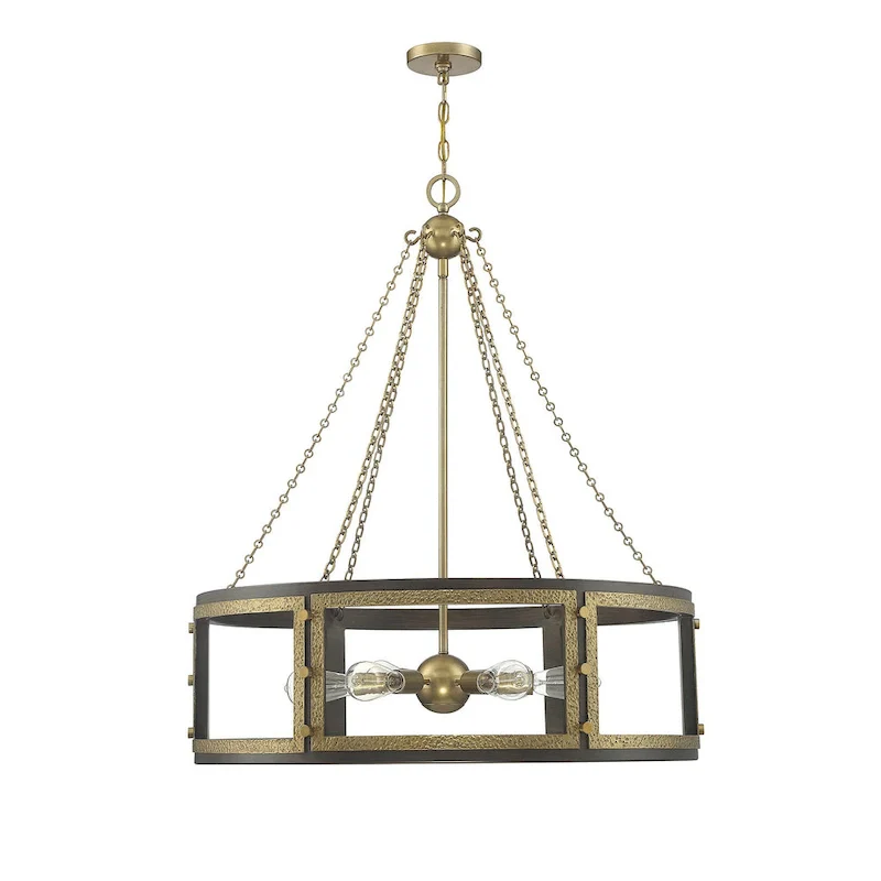 Savoy House Lakefield 6 Light 34  Wide Suspension Pendant
