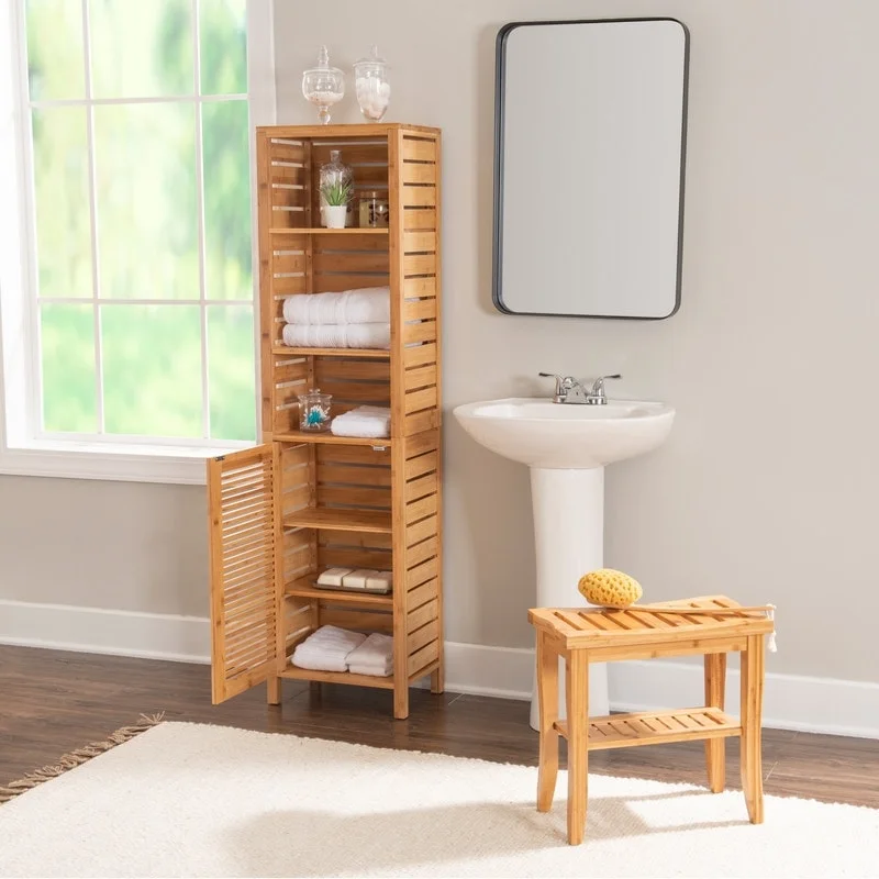 Bracken Bamboo Tall Cabinet