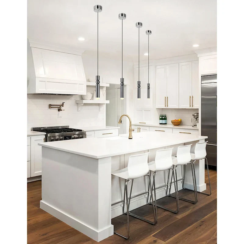 Chime LED Mini Pendant With Polished Nickel Finish - Polished Nickel