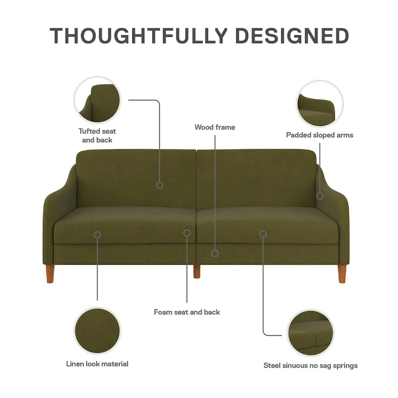 Avenue Greene Jayson Coil Futon