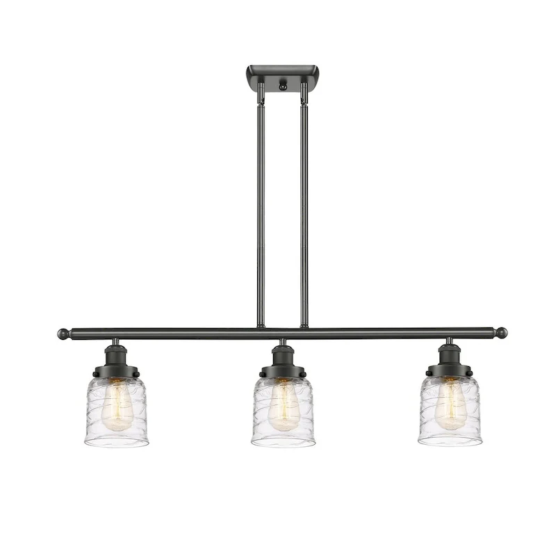 Innovations Lighting Bell - 3 Light 36  Island Light - 5  Shade