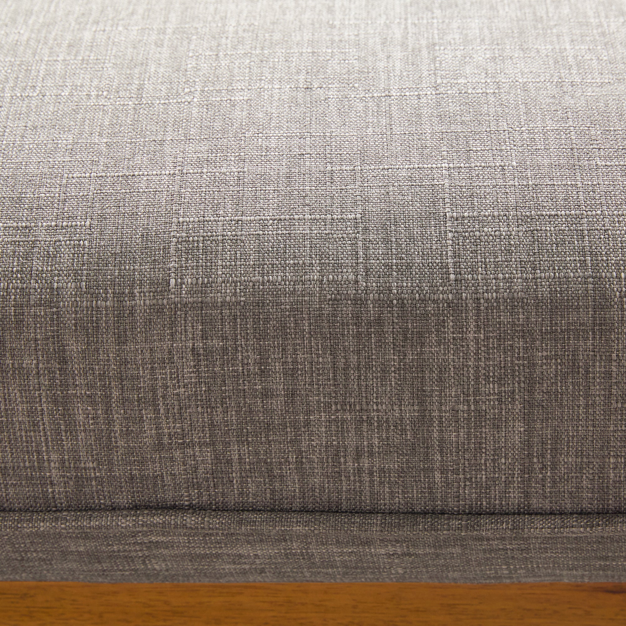 Nash Modern Farmhouse Easy Assembly Linen Large Ottoman