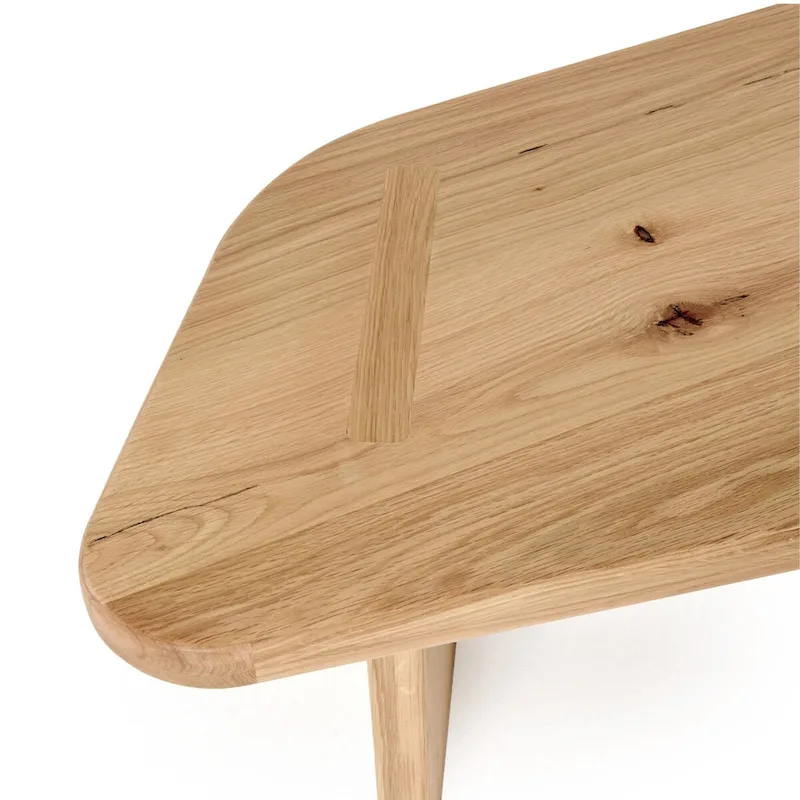 Modrest Jack Modern Natural Wood Coffee Table Set