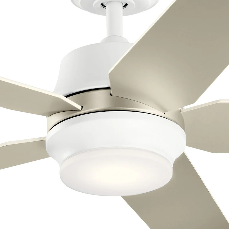 Kichler Maeve 52 inch LED Ceiling Fan Matte White with Matte White Blades