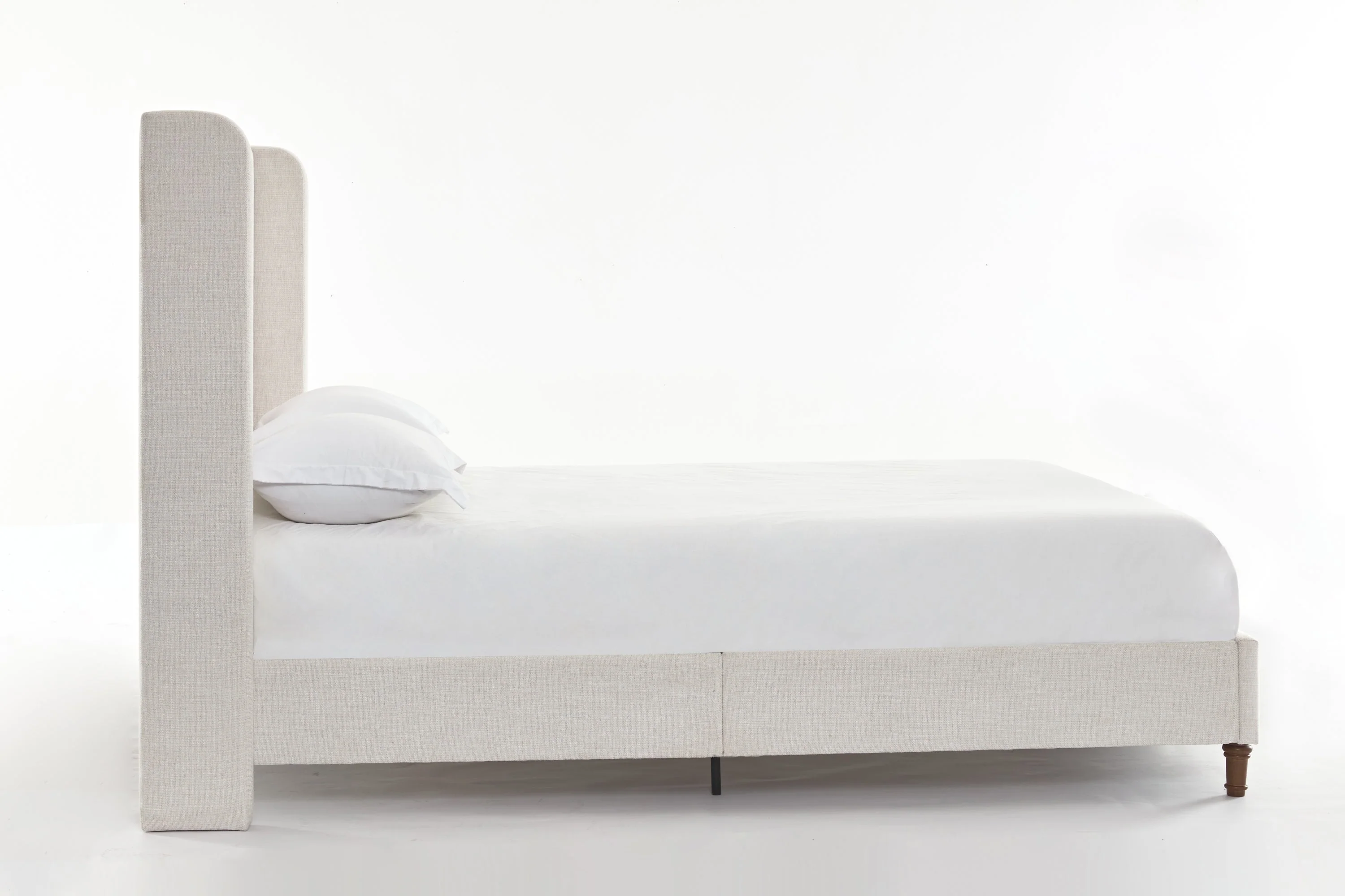 Walker Edison | Harper Tall 54 Headboard Upholstered Queen Bed