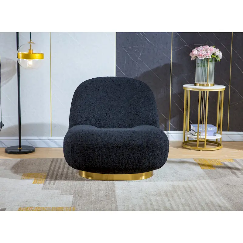 Modern Velvet Swivel Accent Chair