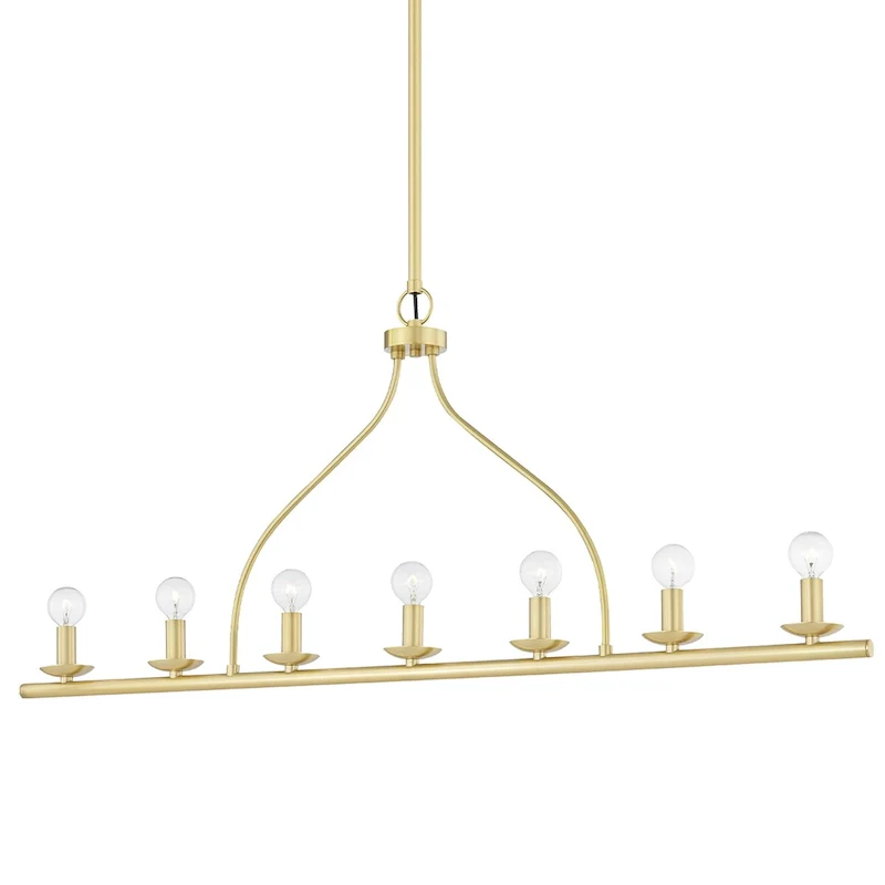 Mitzi by Hudson Valley Kendra 7-light Linear, Island Pendant