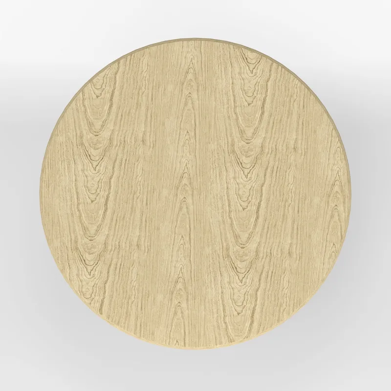 42 Round Wood Pedestal Dining Table