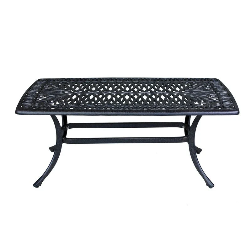 Havenside Home Saybrook Cast Rectangle Coffee Table