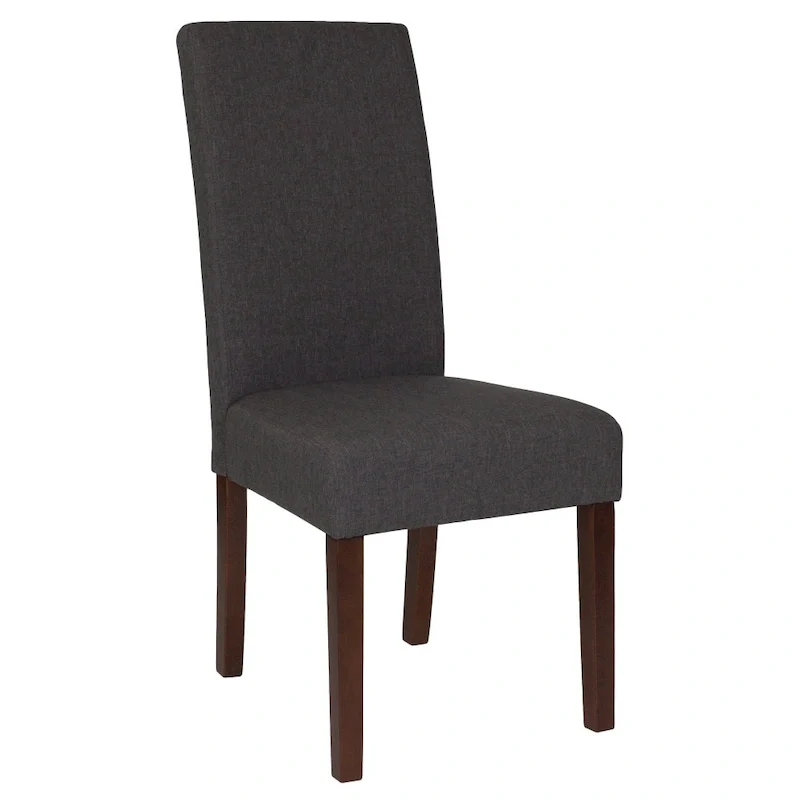 Tufted Parsons Chair with Side Panel Detail