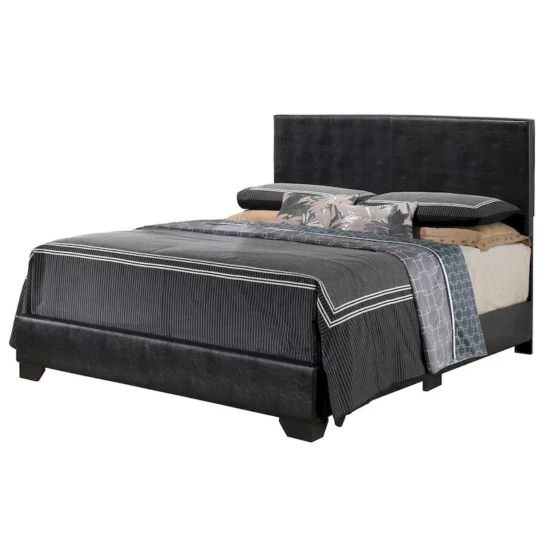 Aaron Upholstered Queen Panel Bed